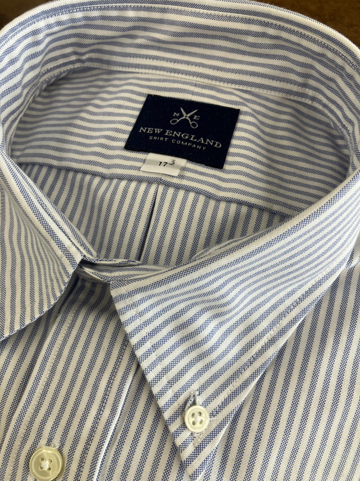 Blue Stripe Oxford Button-Down