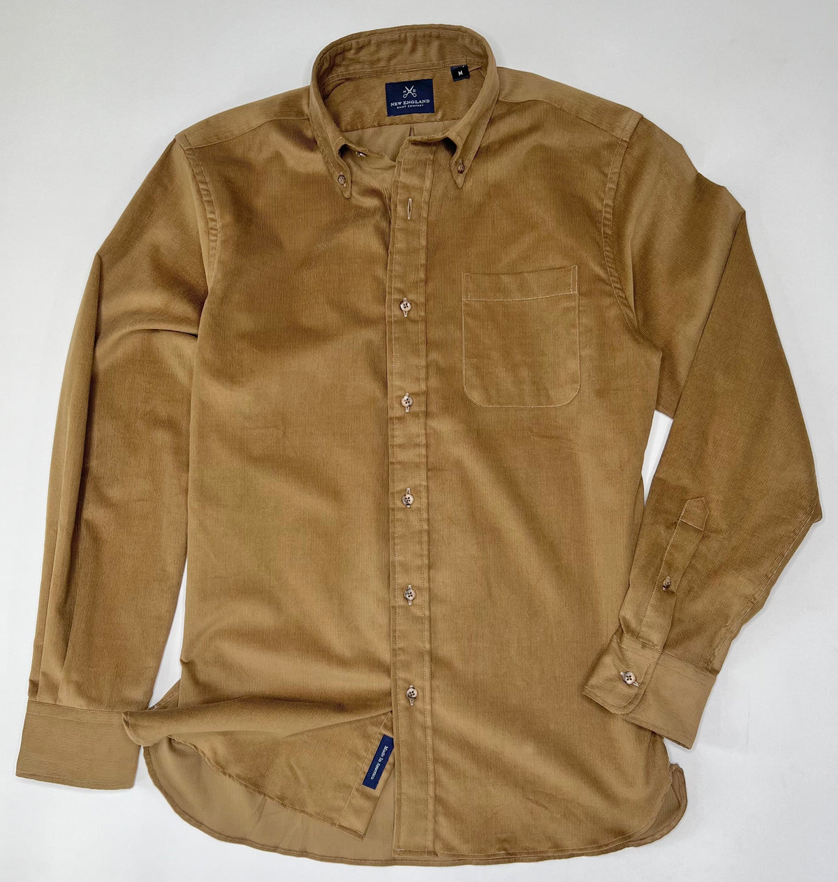 Bristol Button down Khaki Corduroy Sport Shirt
