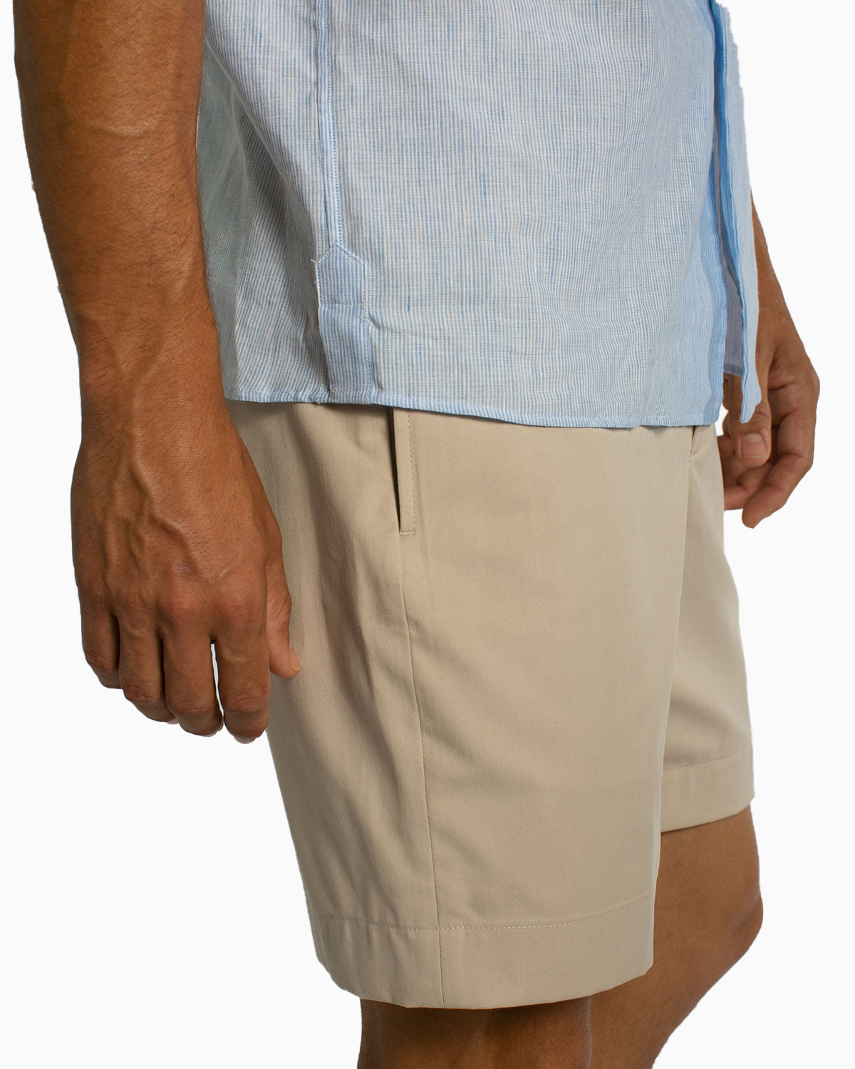 LINEN SHORT SLEEVE CAMP SHIRT