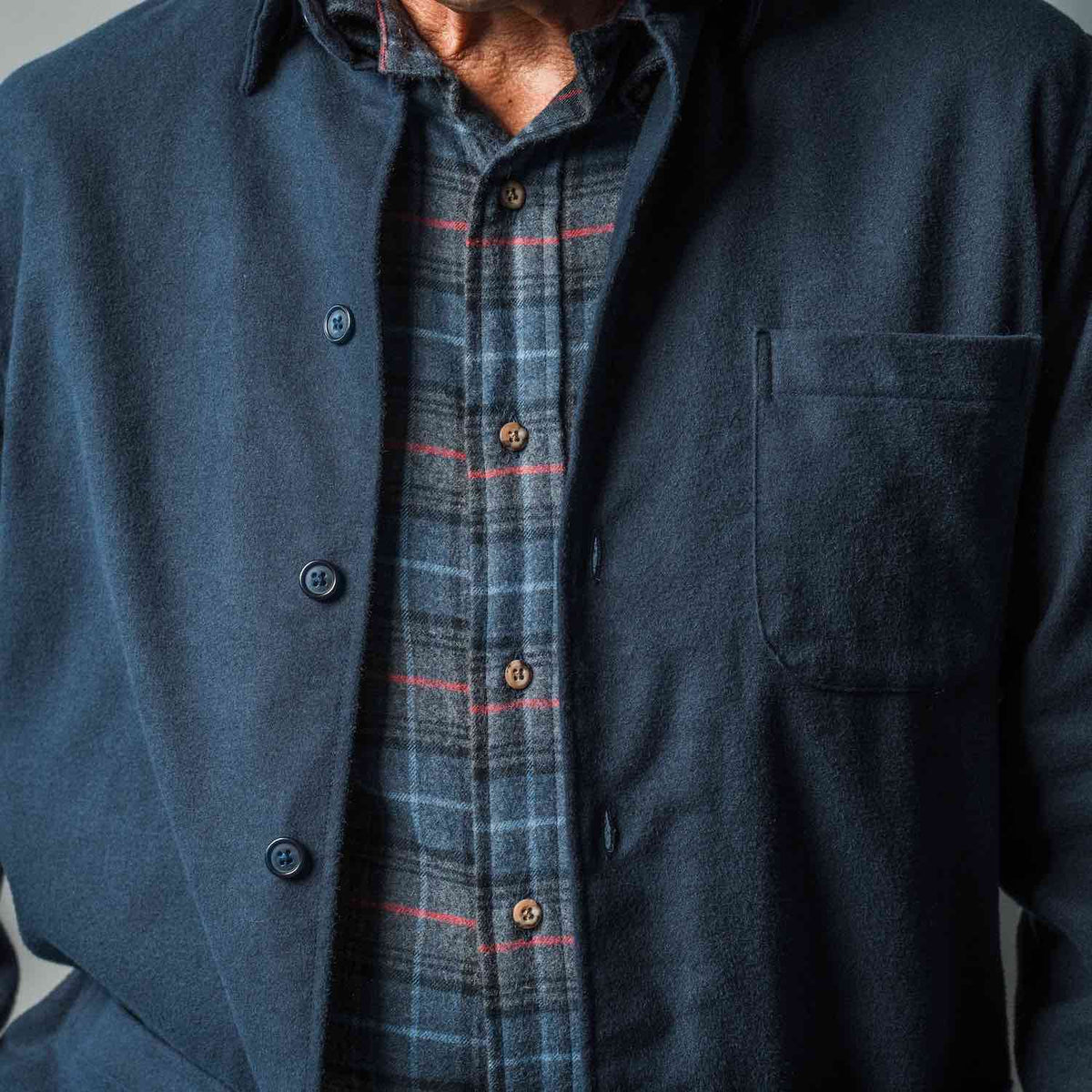 Bristol Button down Charcoal Multi-color plaid Sport Shirt