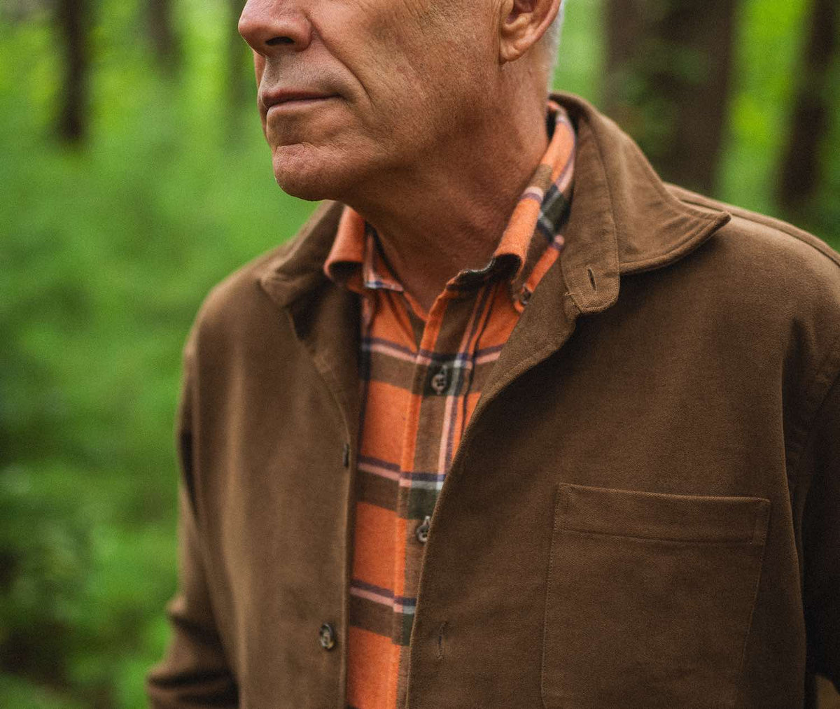 Bristol Button down Melon plaid Sport Shirt