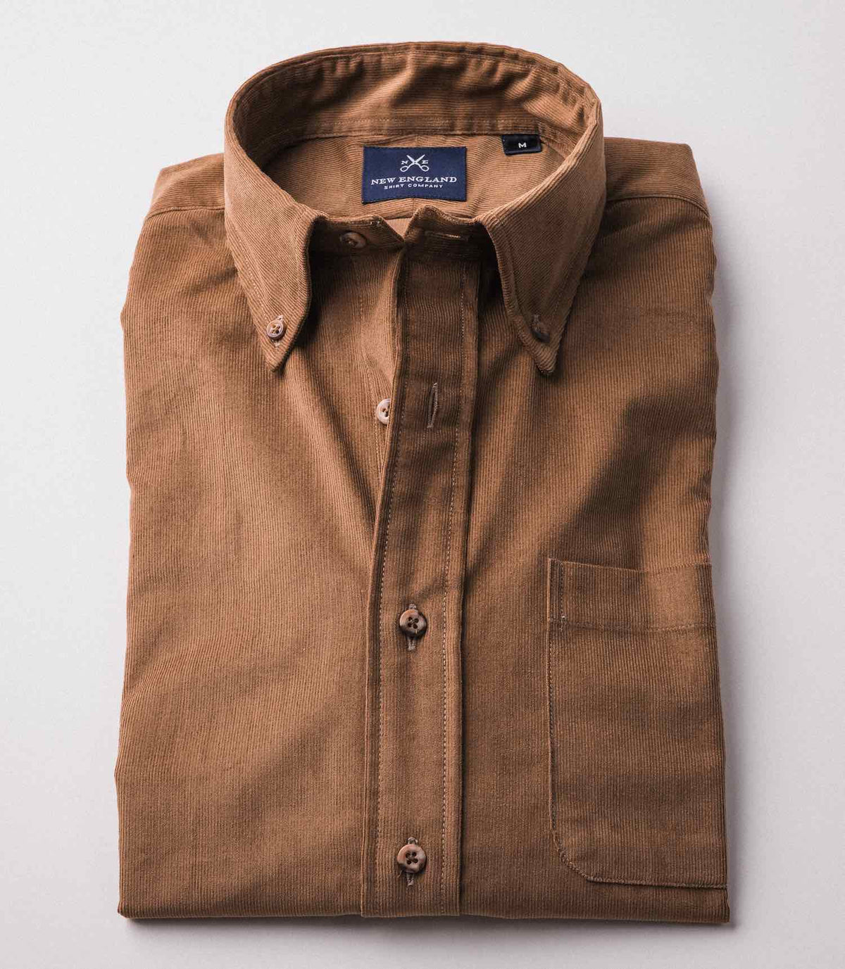 Bristol Button down Khaki Corduroy Sport Shirt