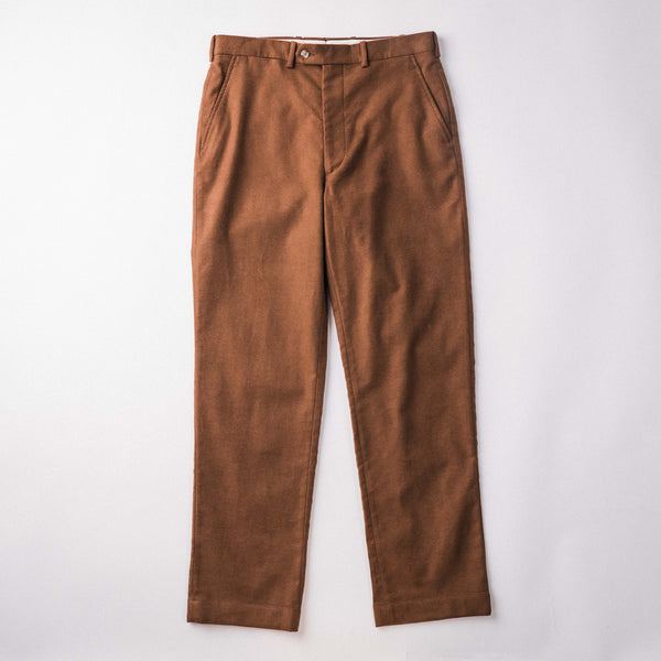Cotton Moleskin Vicuna Trouser - NewEnglandShirtCo