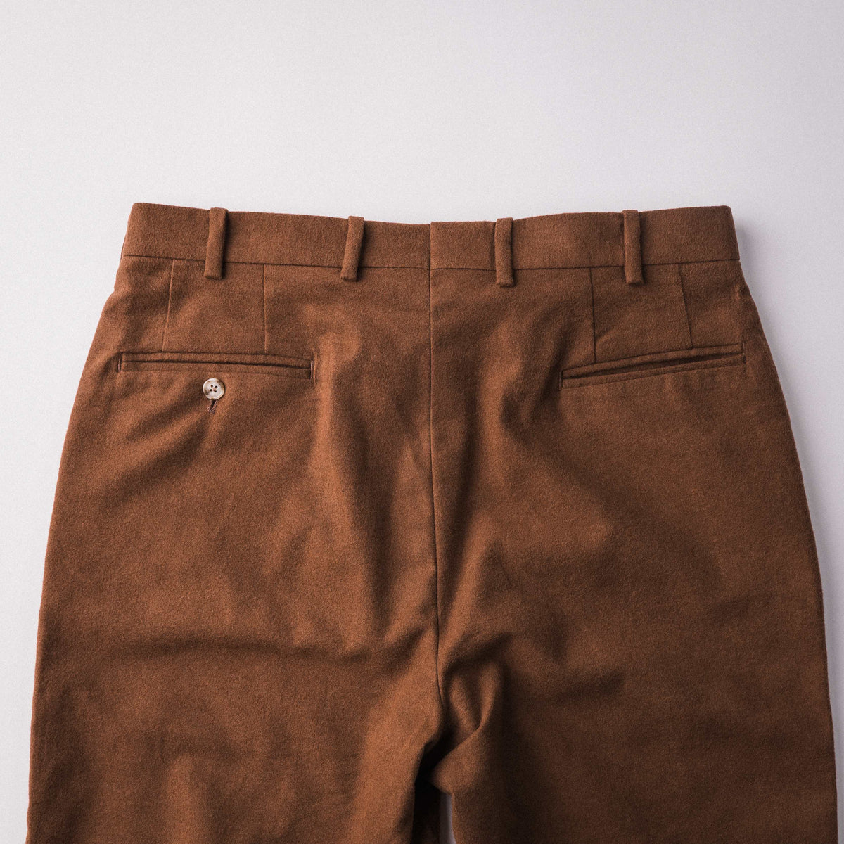 Cotton Moleskin Vicuna Trouser