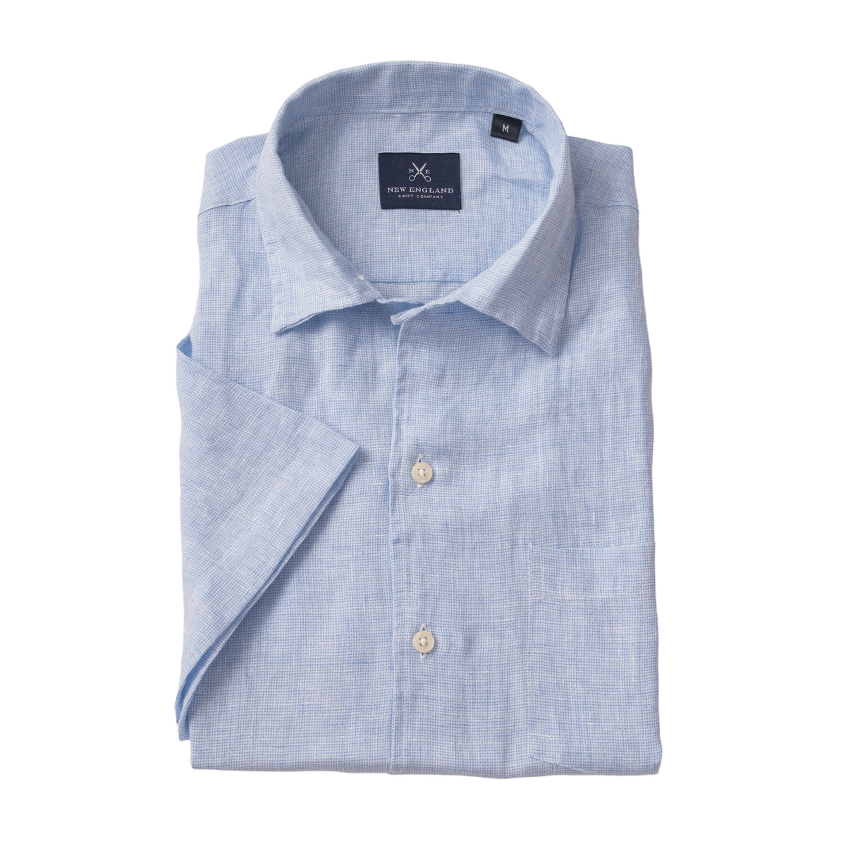 LINEN SHORT SLEEVE CAMP SHIRT