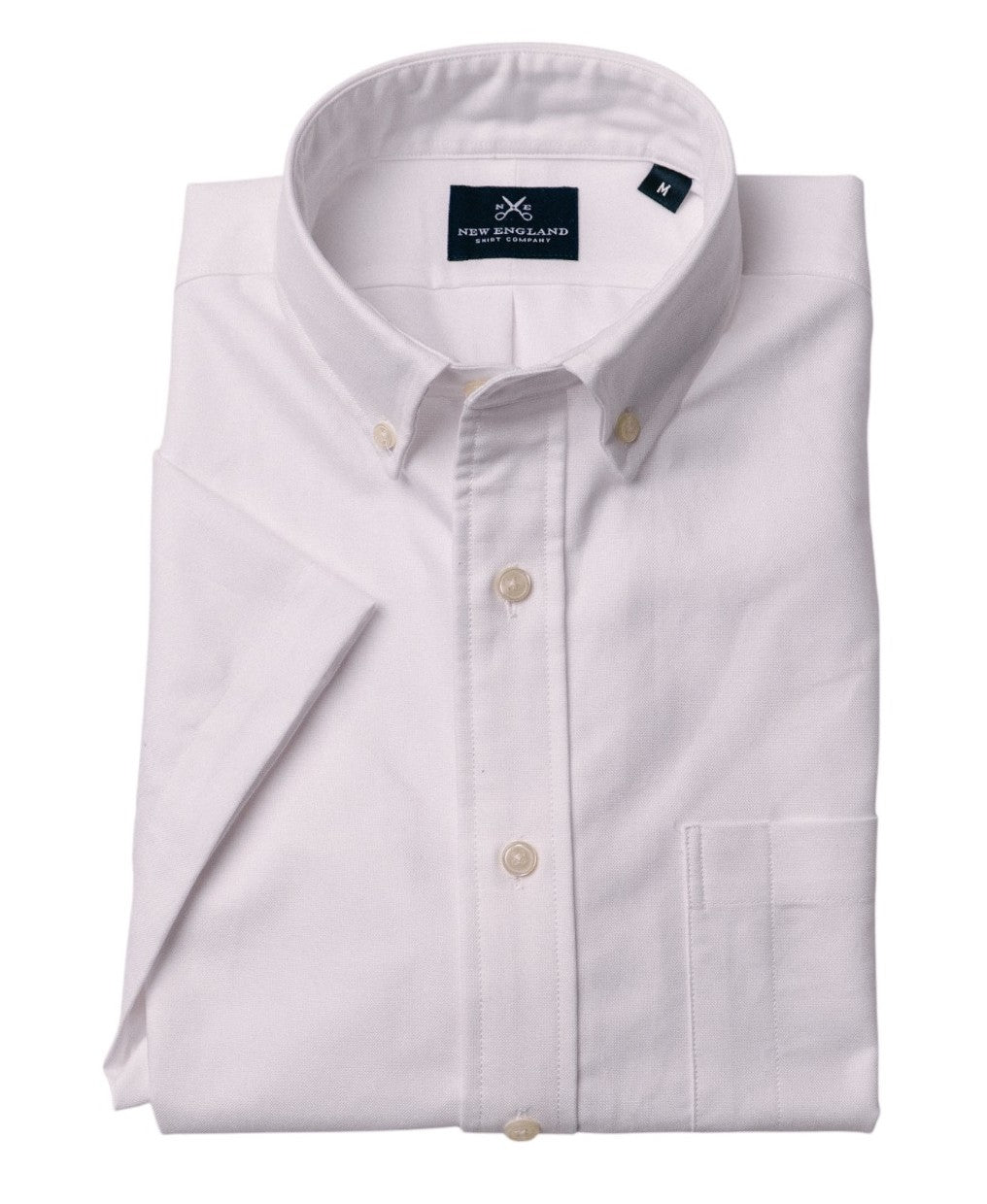 White Oxford Short Sleeve Button-down Artist Shirt