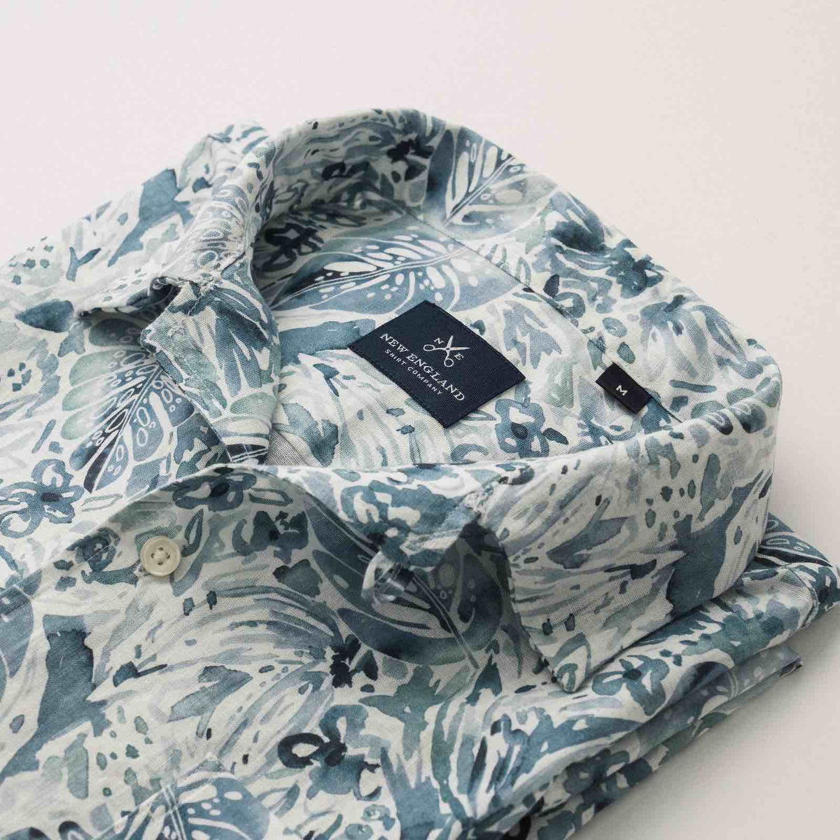 LINEN SHORT SLEEVE CAMP SHIRT