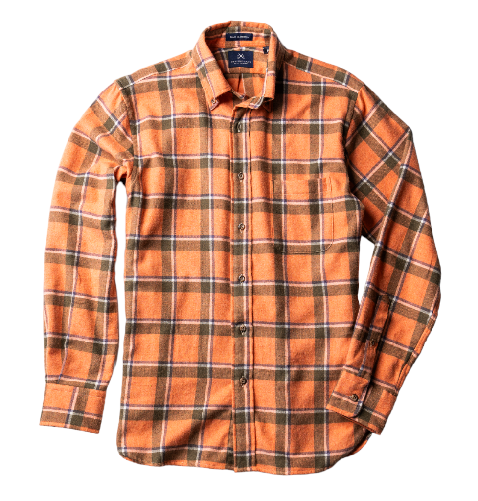 Bristol Button down Melon plaid Sport Shirt