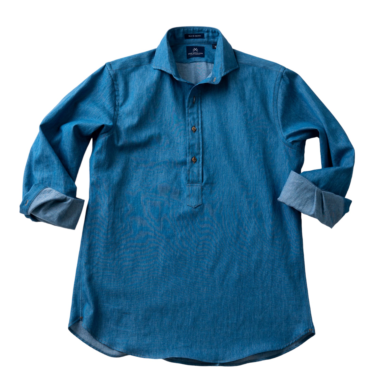 DENIM POPOVER SPORT SHIRT DENIM POPOVER SPORT SHIRT