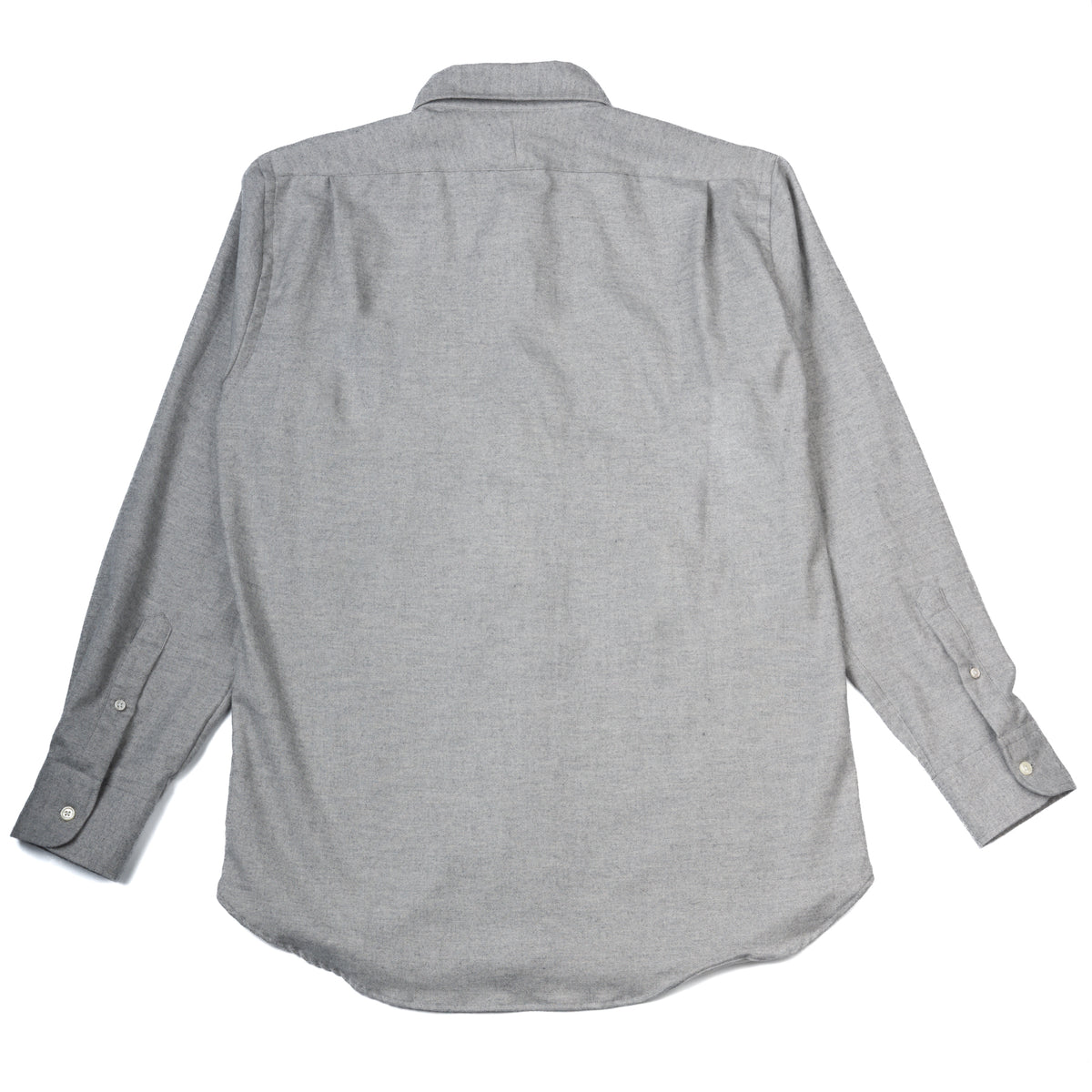 Luxury Light Grey Flannel Sport Shirt