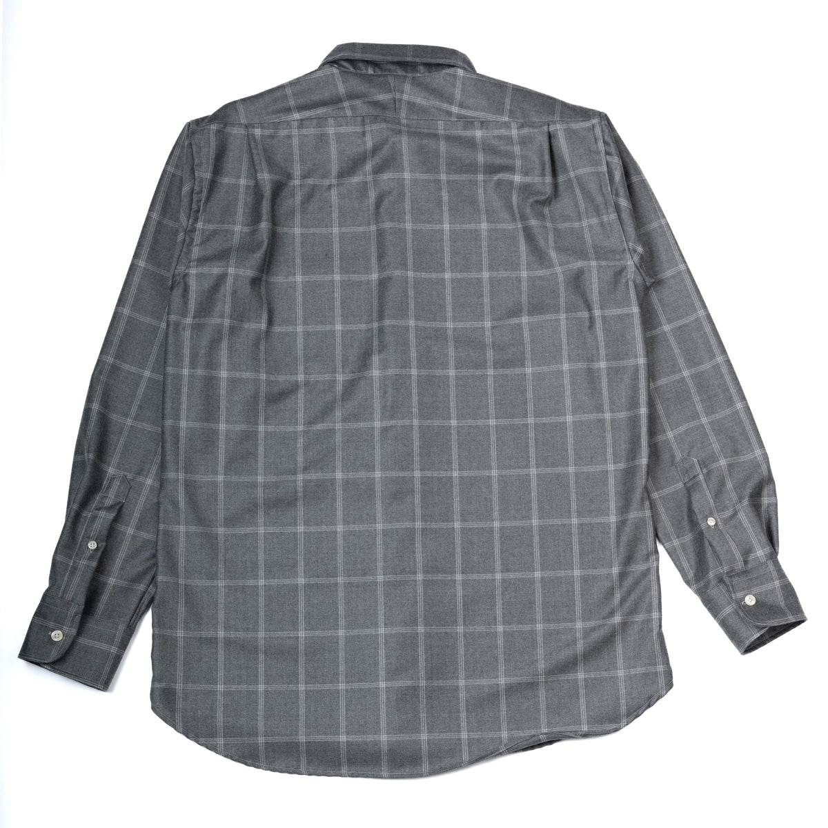 Grey Windowpane Sport Shirt