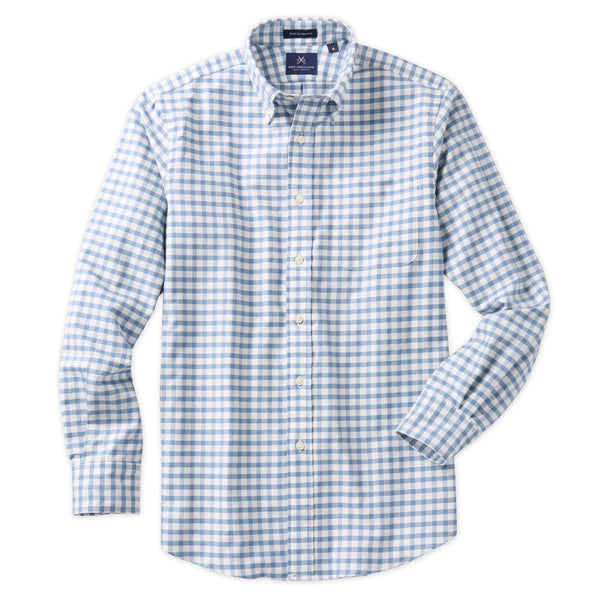 slim fit dress slacks Non-Iron Cotton Stripe Dress Shirt with Contrast Trim main image 0