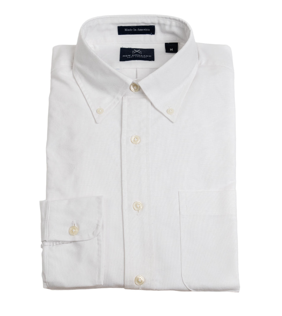 Bristol Button-Down White Oxford Sport Shirt