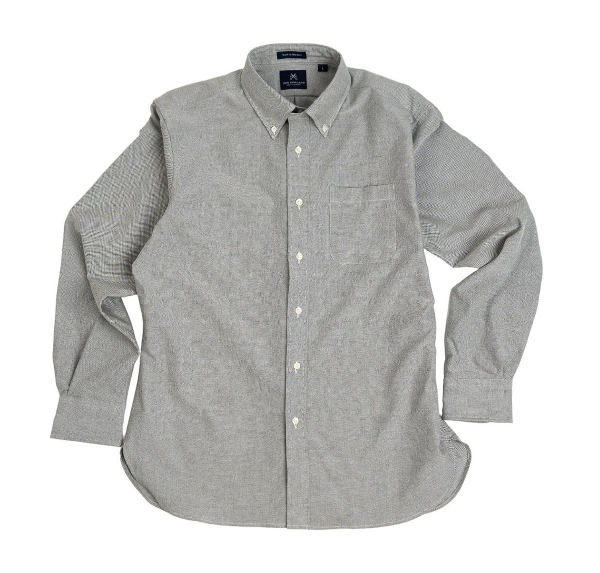 Bristol Button-Down Grey Oxford Sport Shirt