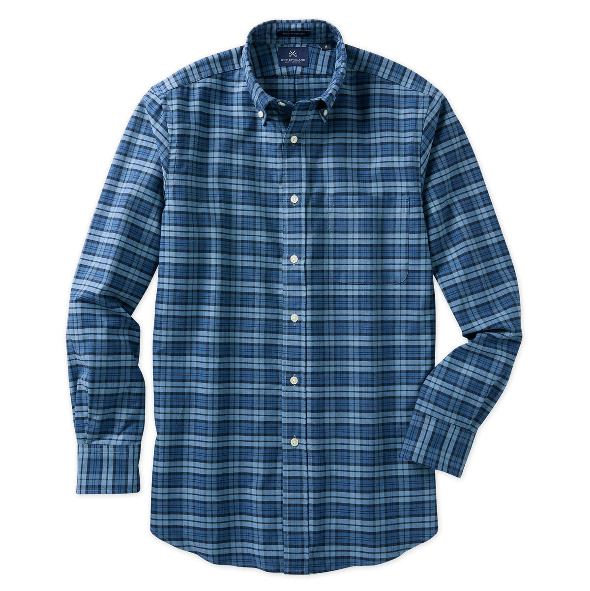 Bristol Button-Down Indigo Check Oxford Sport Shirt