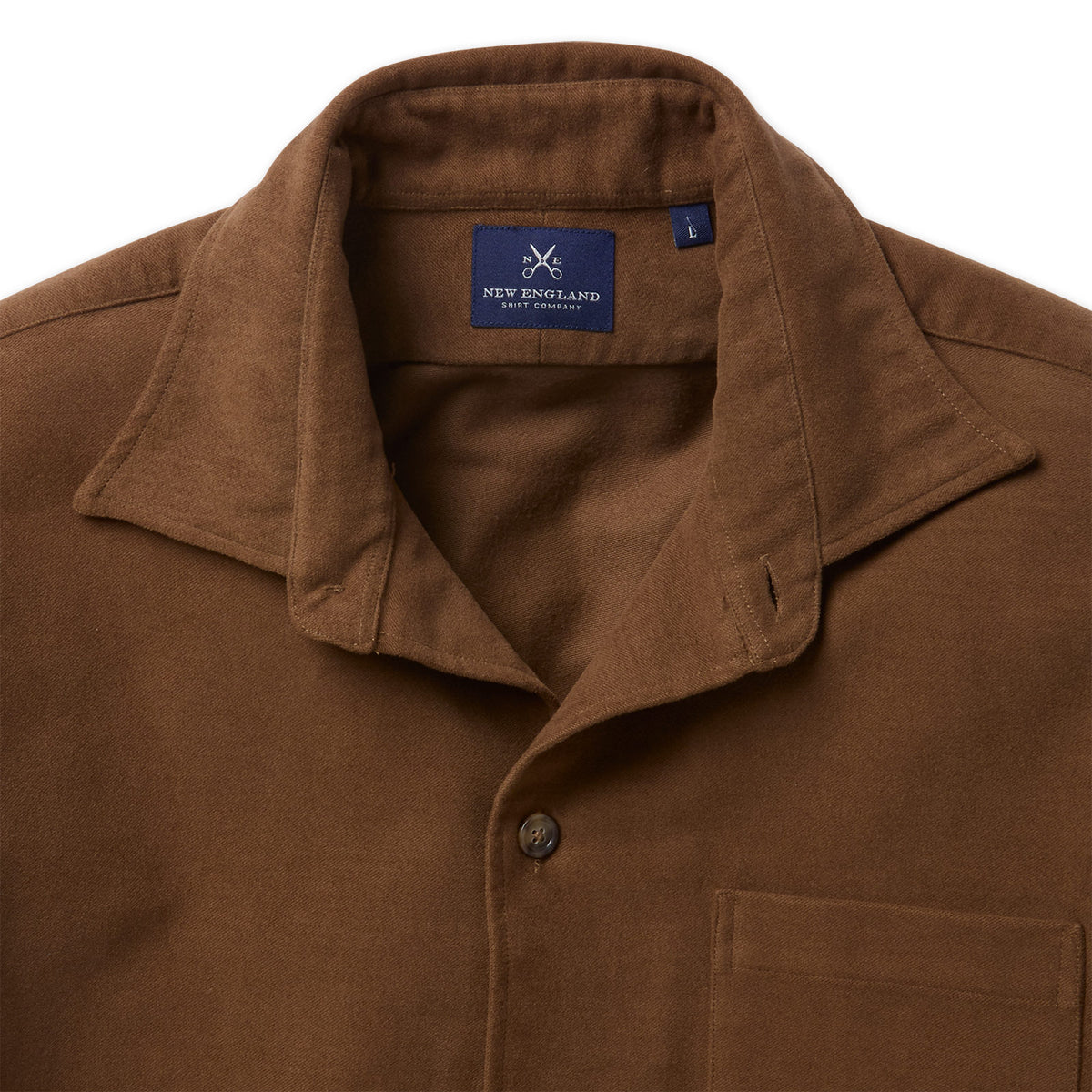 Sueded Moleskin Vicuna Wye Shirt Jacket