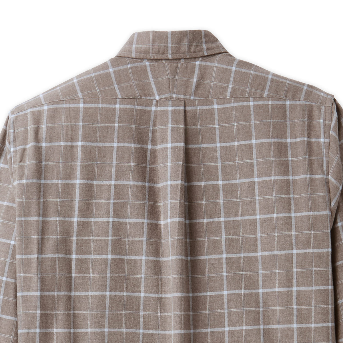 Bristol Button-Down Dark Shadow Heather Flannel Sport Shirt