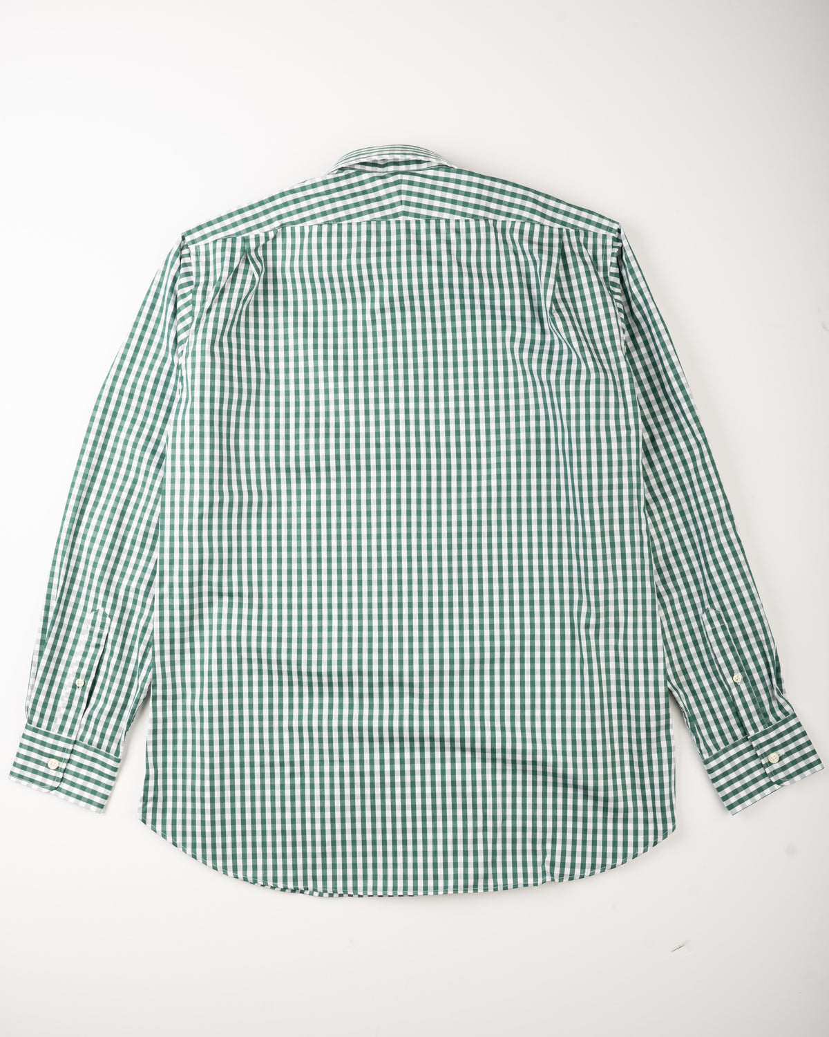 Button-down Kelly Gingham Cotton Poplin Sport Shirt