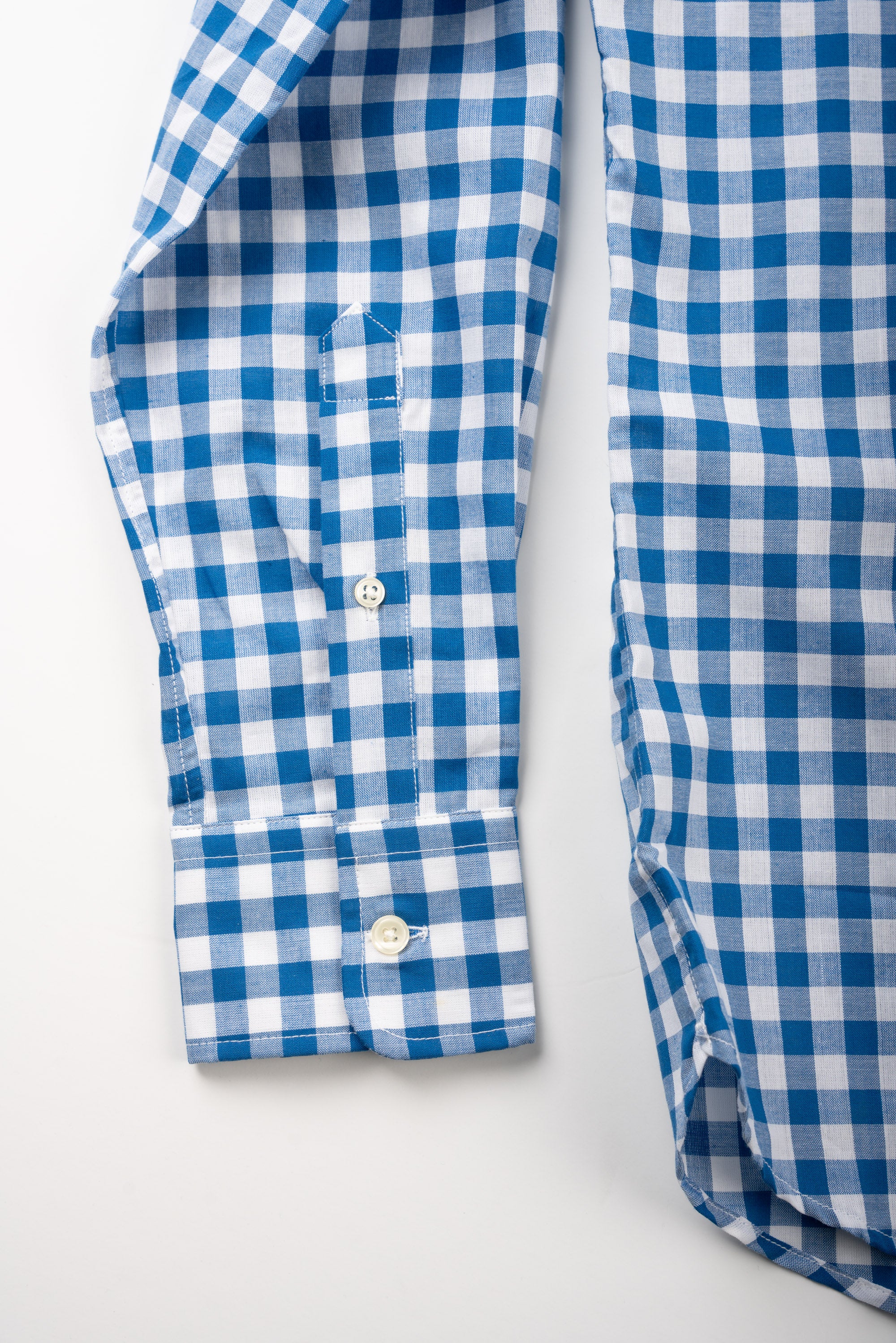 Bristol Royal Gingham Cotton Madras - Our Made In USA button down
