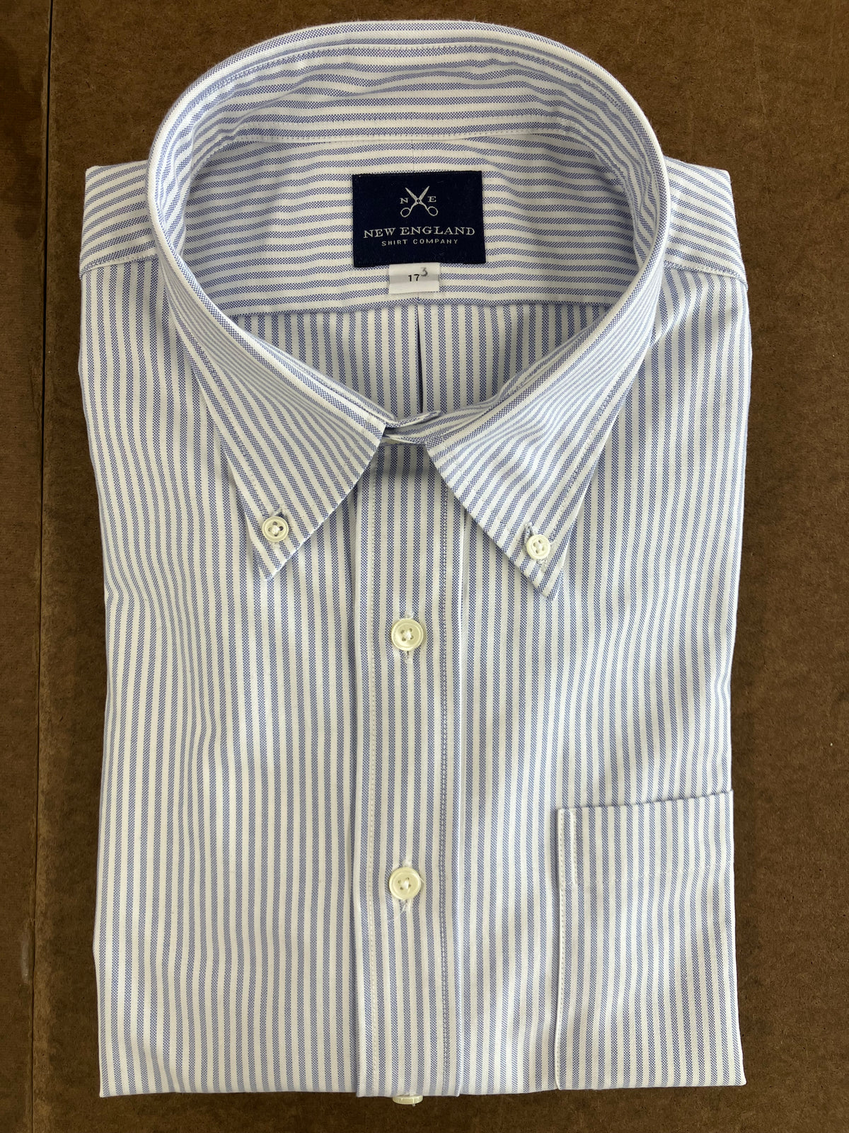 Blue Stripe Oxford Button-Down