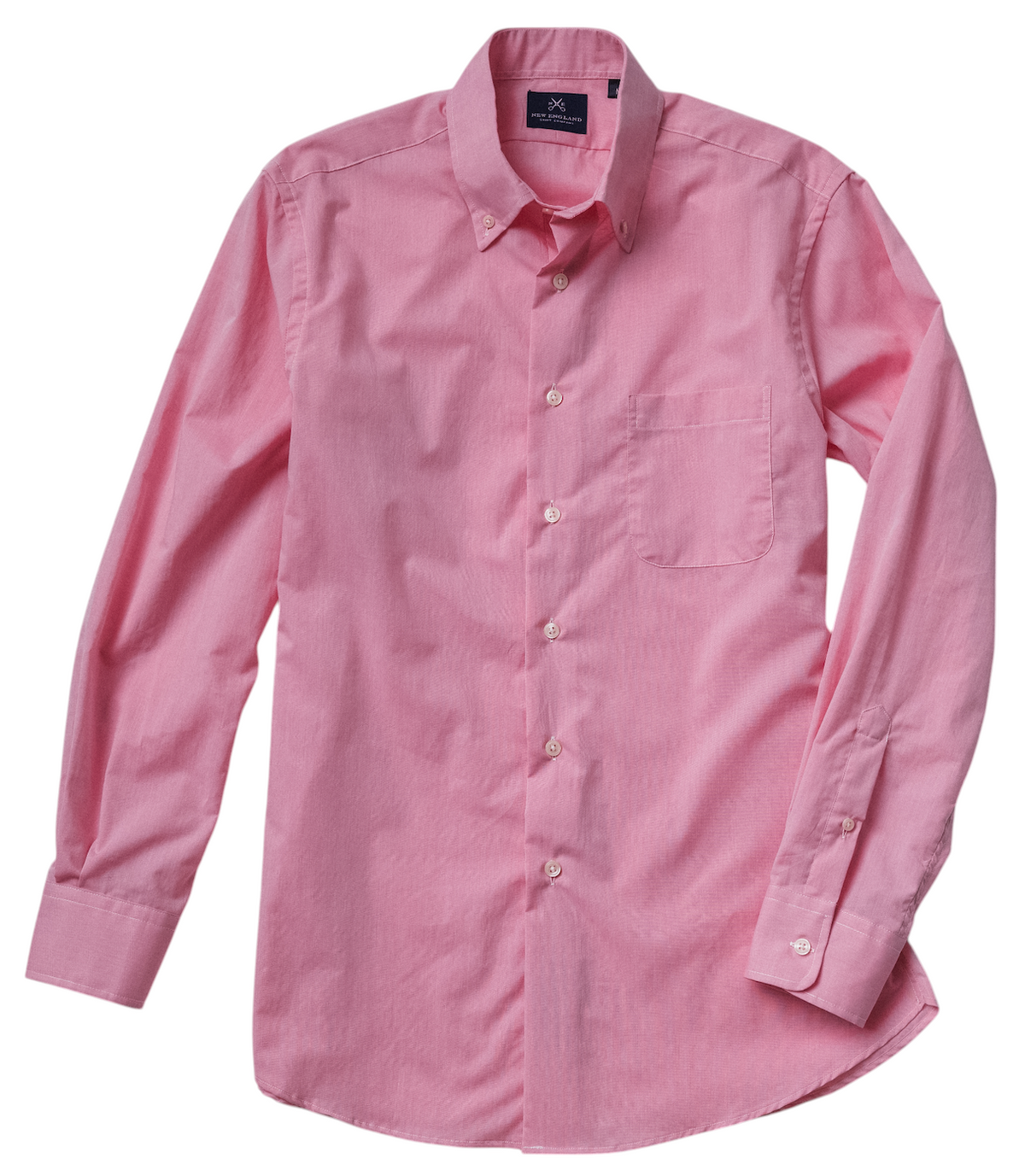 Bristol Button-down Pink Cotton Poplin Sport Shirt