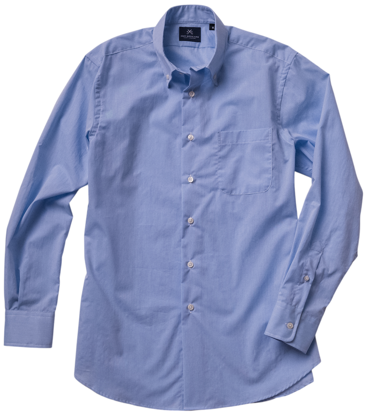 Bristol Button-down Sky-blue Cotton Poplin Sport Shirt