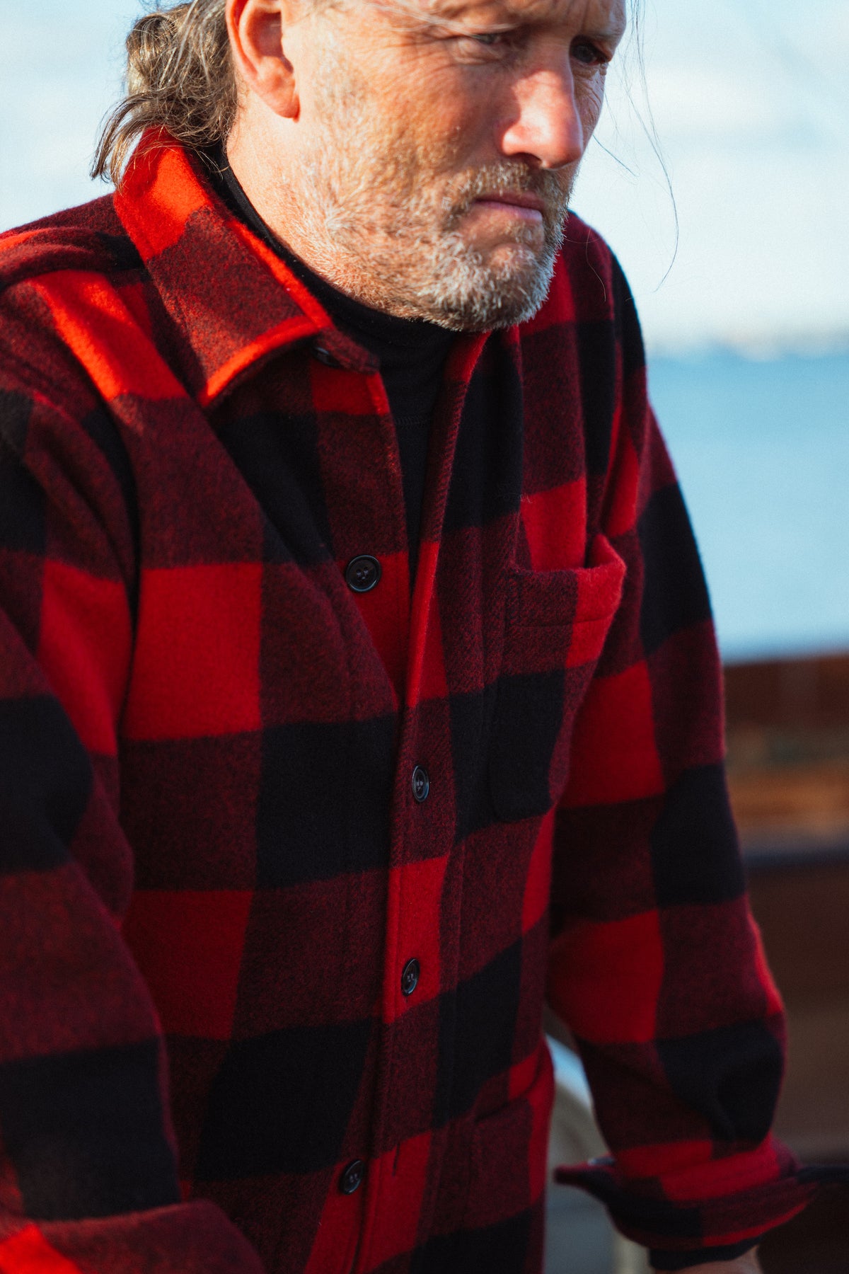 AWC Wool Red Buffalo Wye Shirt Jacket