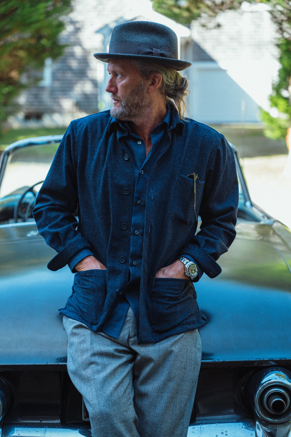 AWC Denim Wool Wye Shirt Jacket