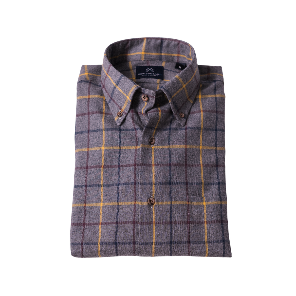 Bristol Button down Grey Crayola plaid Sport Shirt