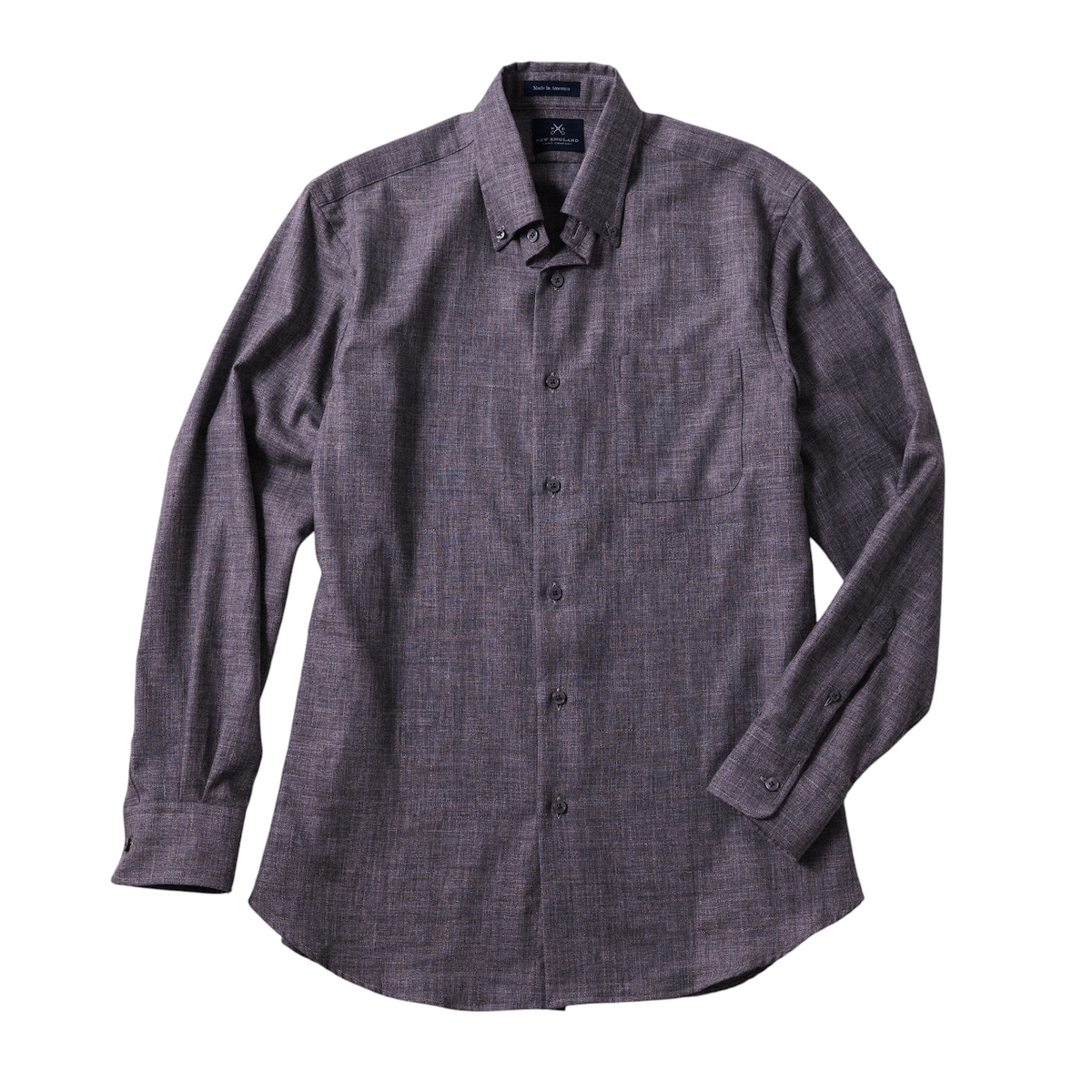 Bristol Button down Charcoal Texture Sport Shirt