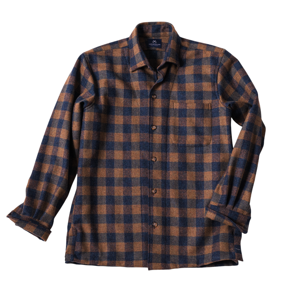 AWC Wool Olive Check Overshirt