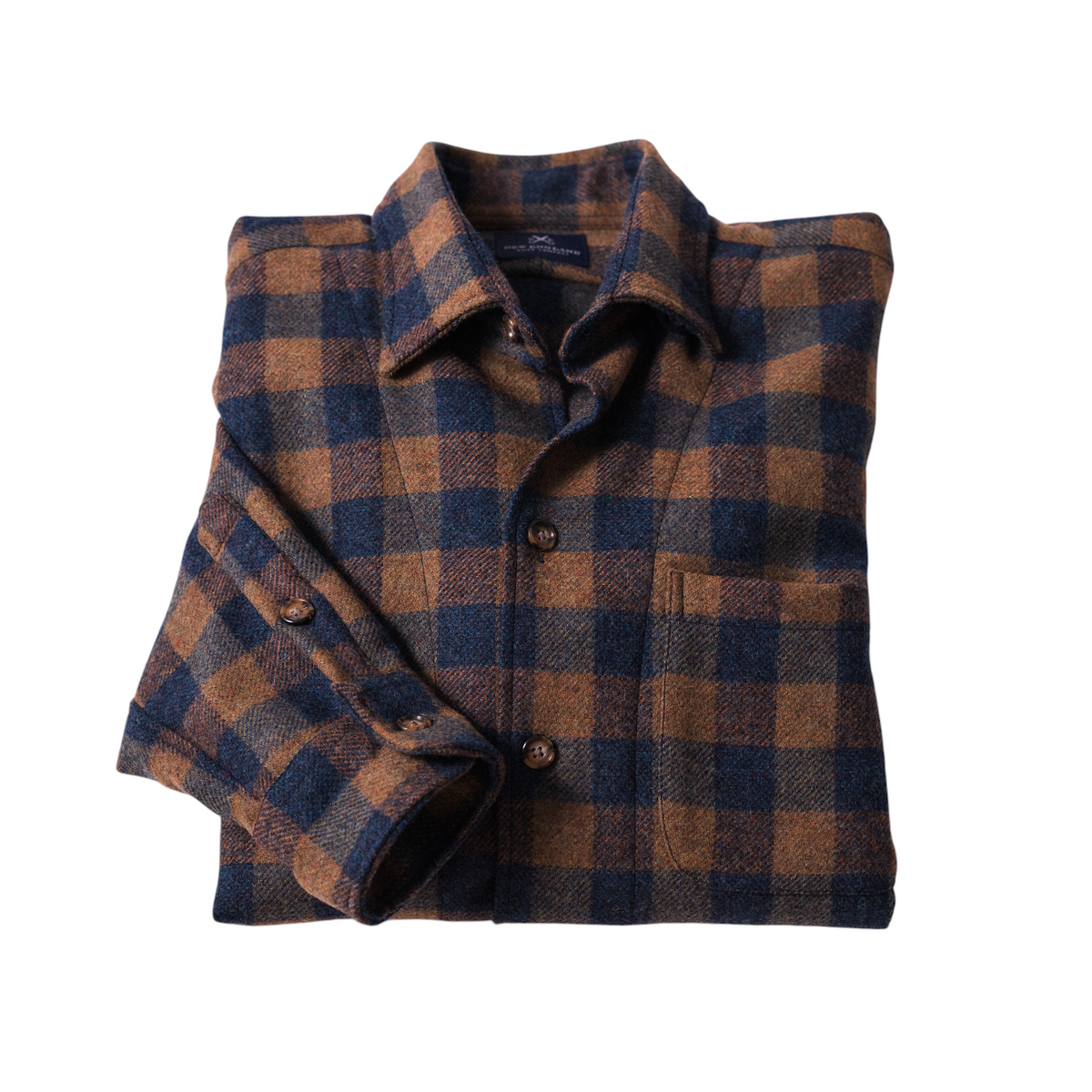 AWC Wool Olive Check Overshirt