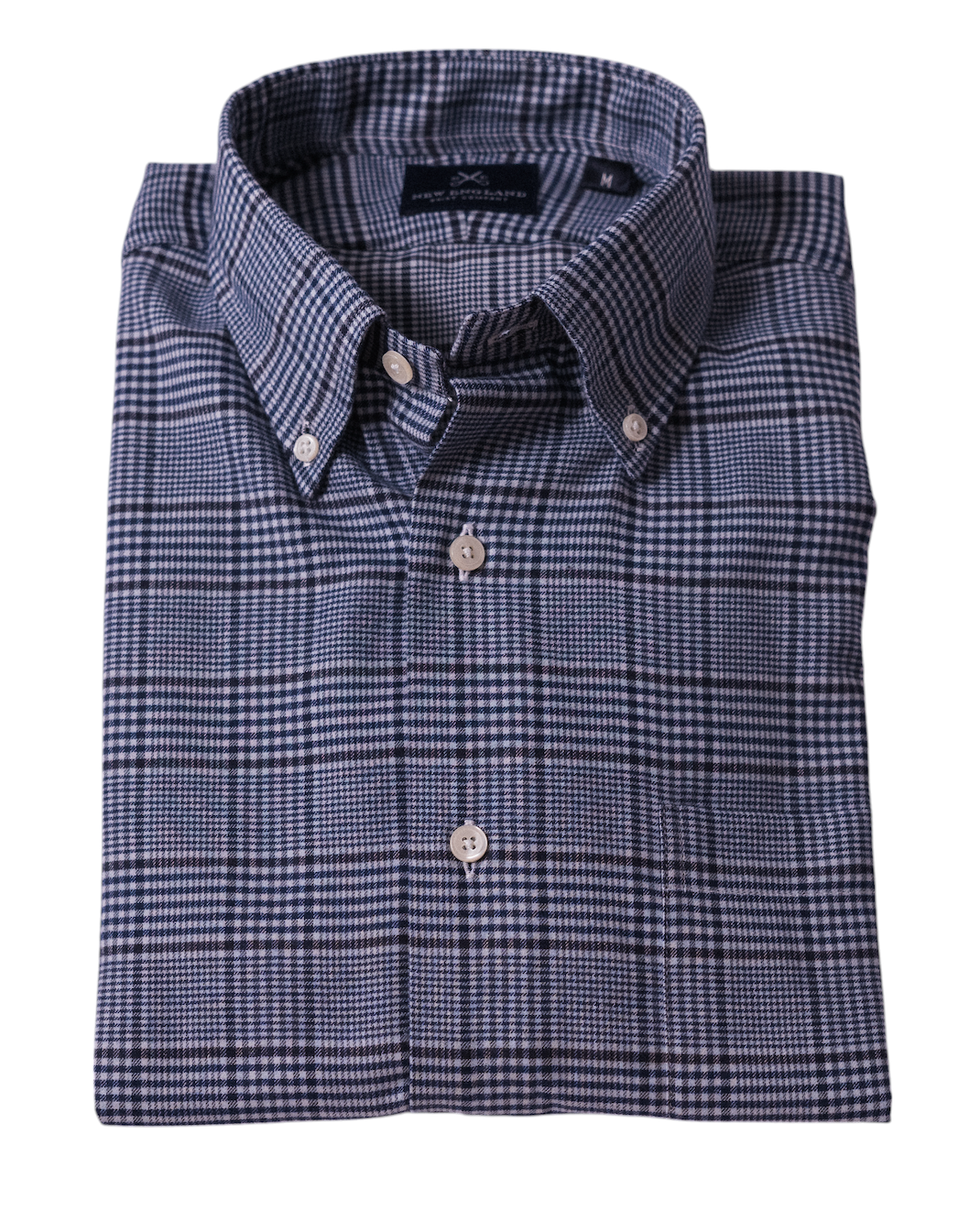 Bristol Button-down Navy Glen Plaid Sport Shirt