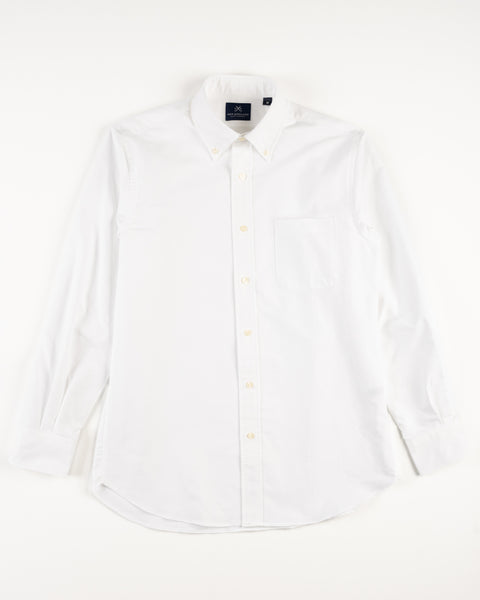 button-down dress shirt in white oxford reviews The Bristol