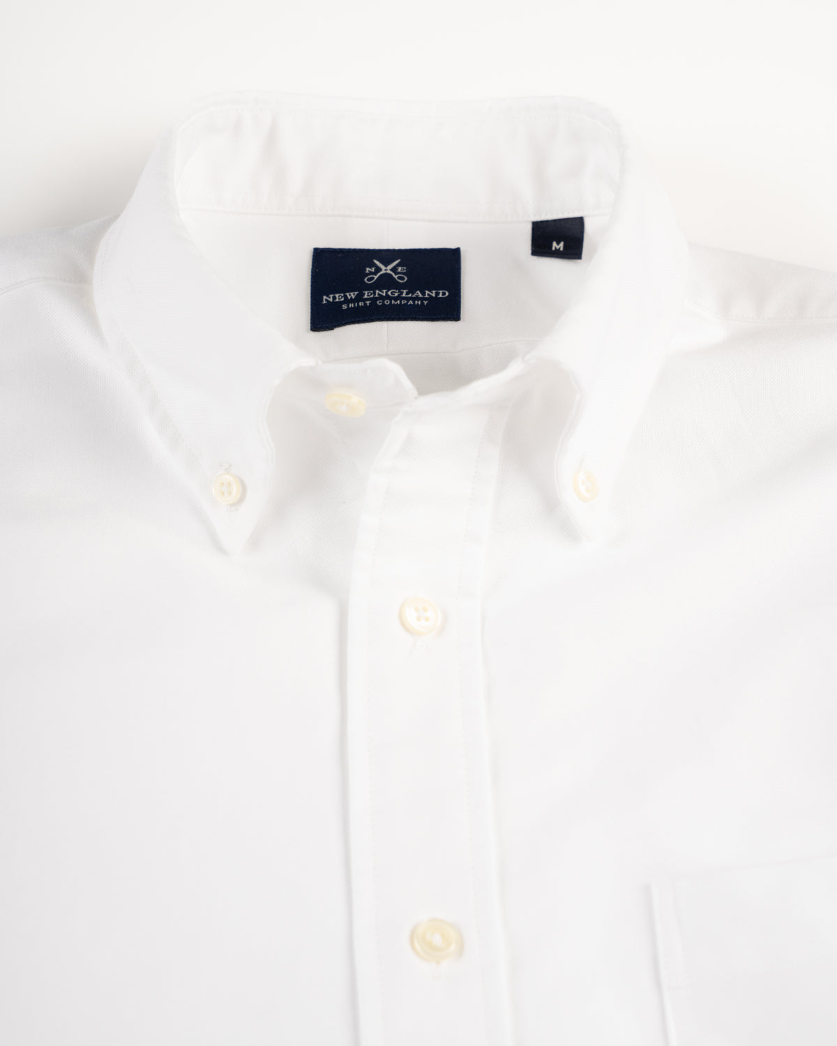 BRISTOL OXFORD CLOTH BUTTON DOWN - WHITE