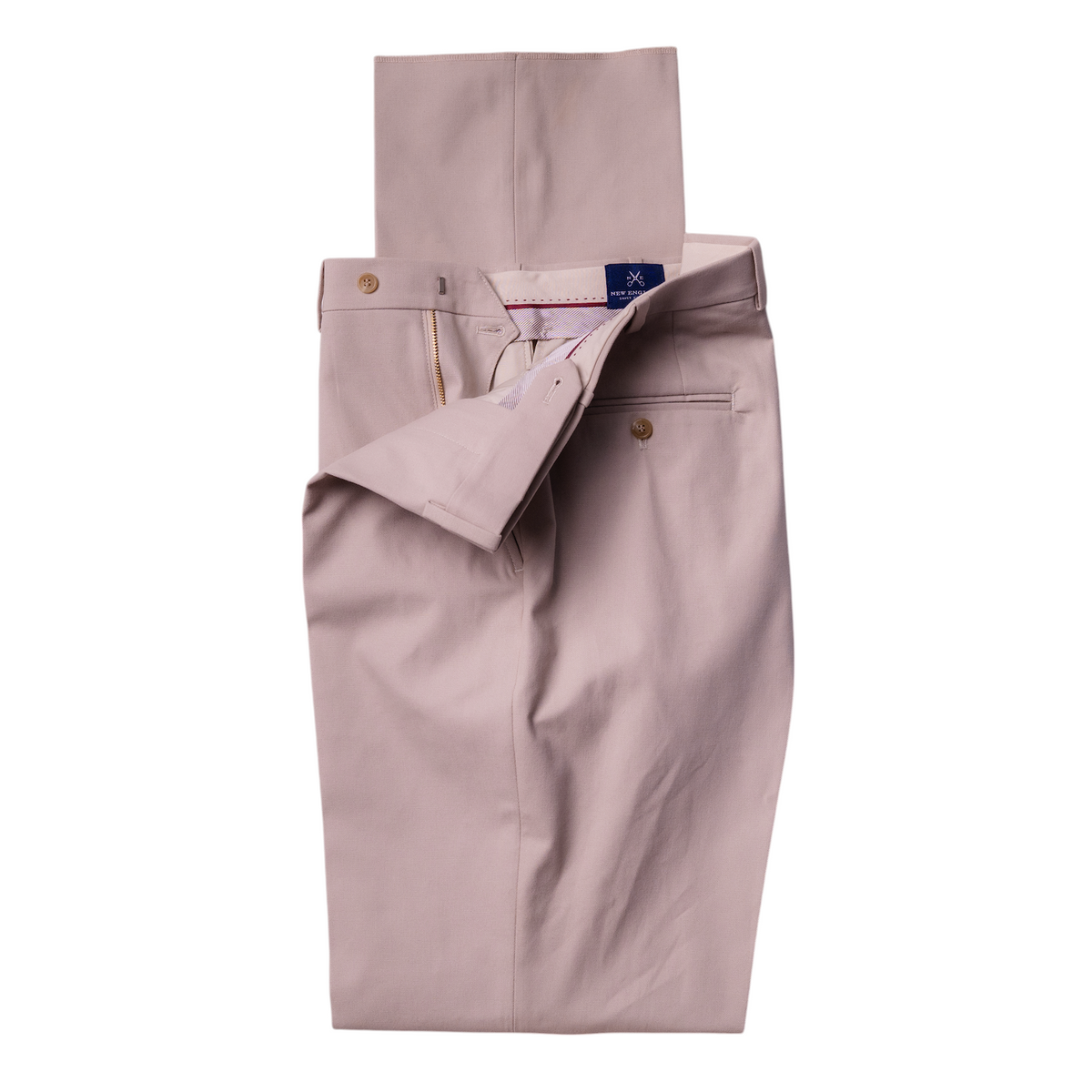 Stone Brushed Cotton Canvas Trousers