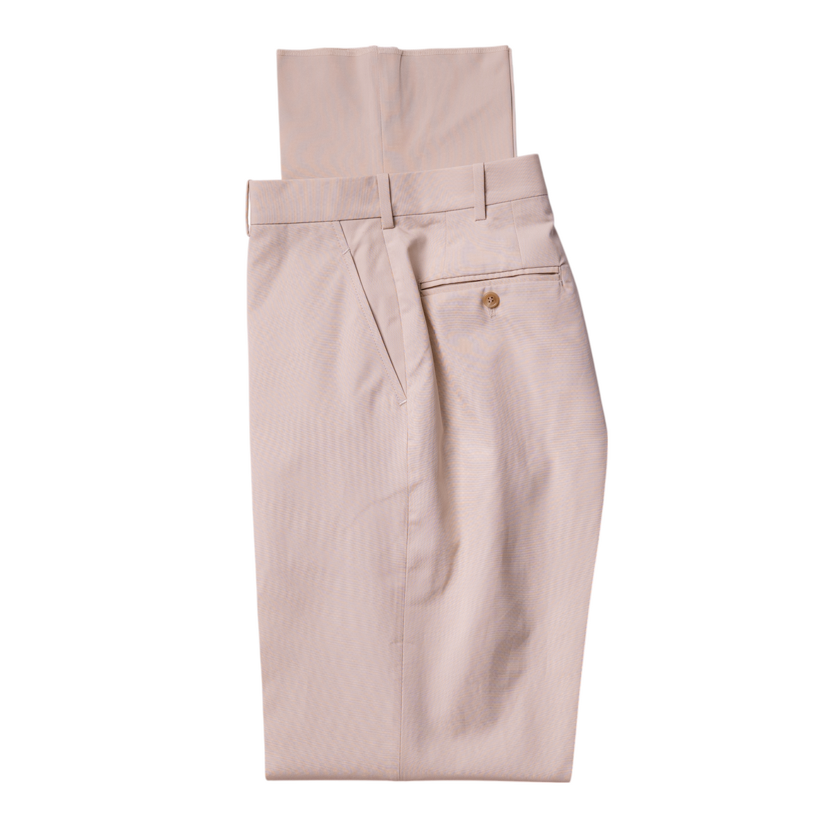 Stone Cotton-Linen Trousers