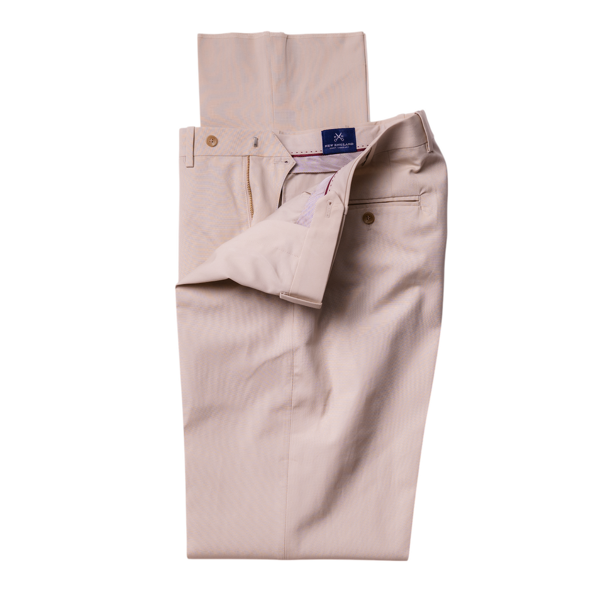 Stone Cotton-Linen Trousers