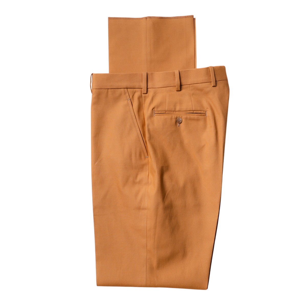 Butterscotch Brushed Cotton Canvas Trousers