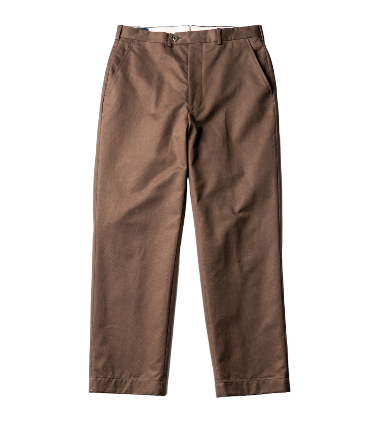 Classic Fit Brown Cotton Chino