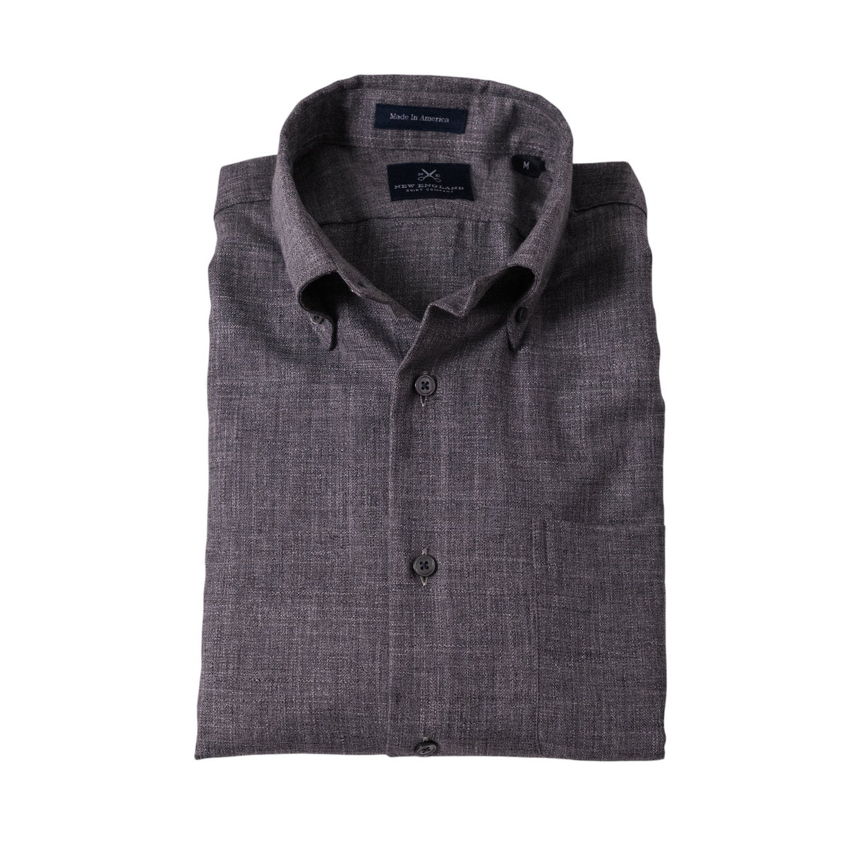 Bristol Button down Charcoal Texture Sport Shirt