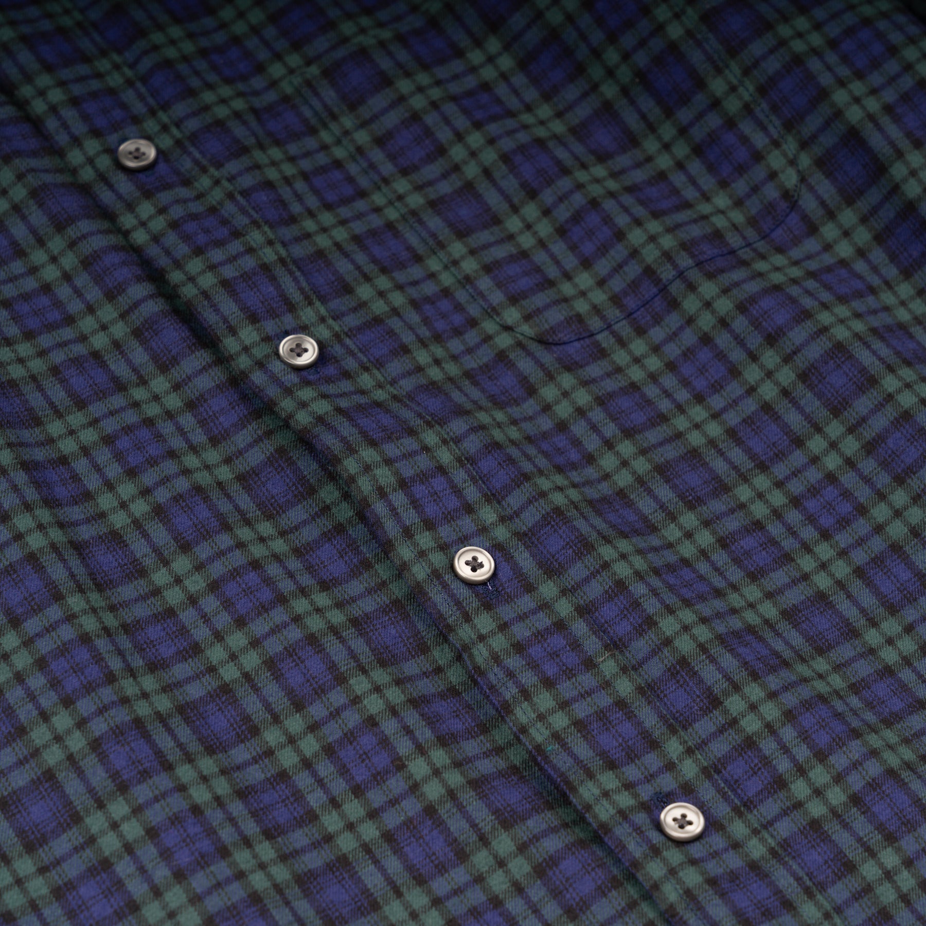 Cromoncent Camicia Uomo Flanella Quadri | Beato Nero Taglia M | Casual Button Down