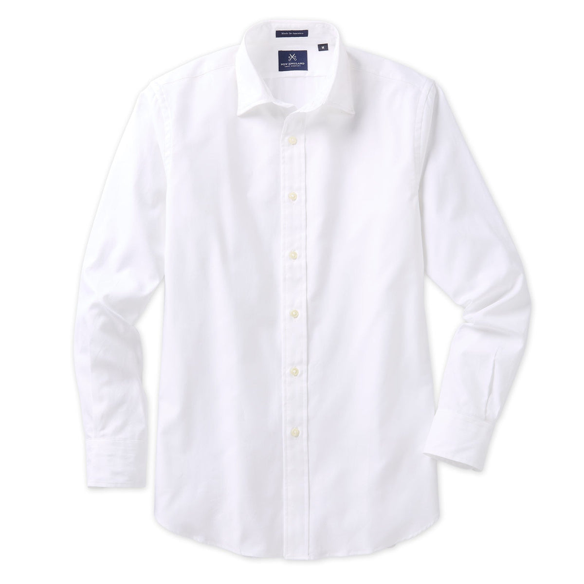 Weston Spread Collar White Oxford Sport Shirt