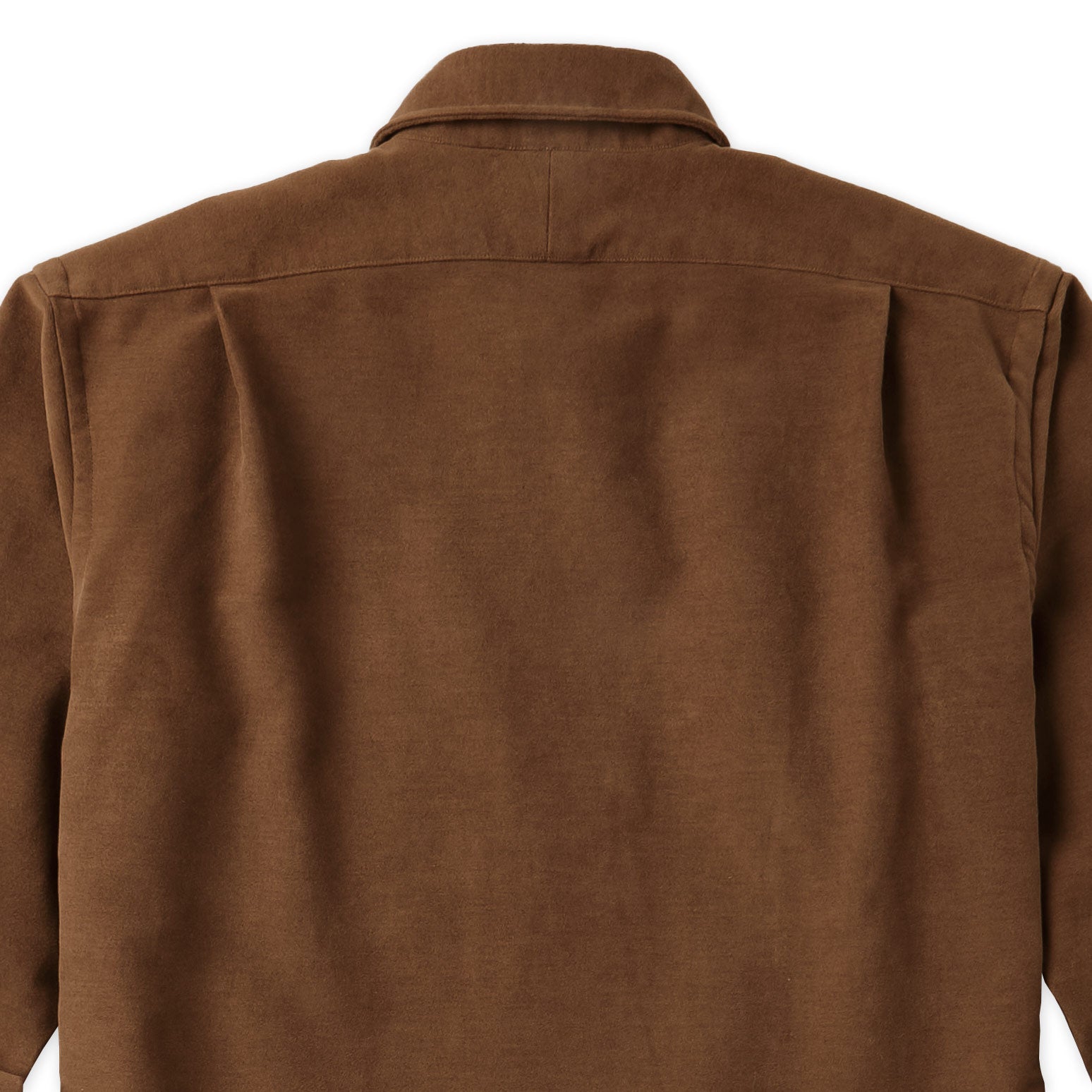 Sueded Moleskin Vicuna Wye Shirt Jacket - NewEnglandShirtCo